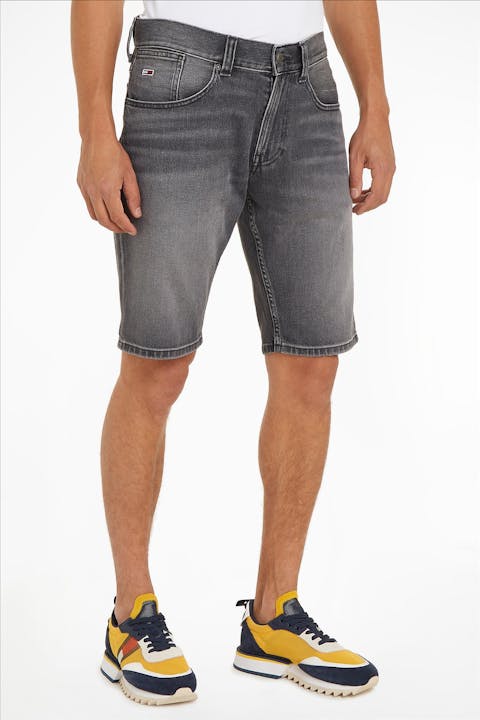 Tommy Jeans - Donkergrijze Ronnie jeansshort