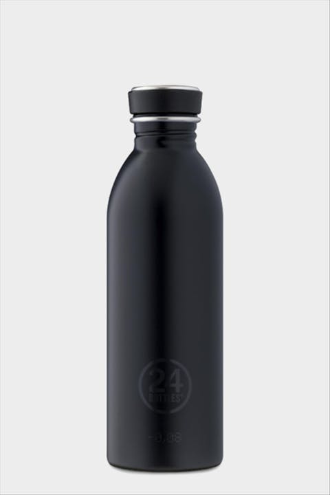 24 bottles - Zwarte Urban Bottle drinkfles - 500ml