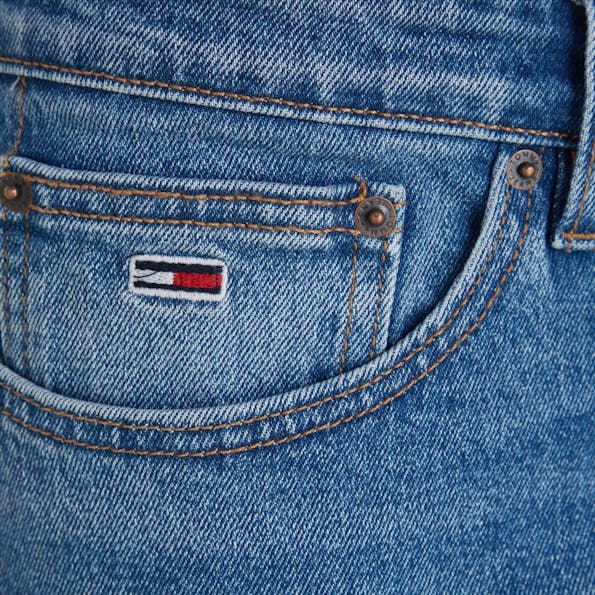 Tommy Jeans - Blauwe Scanton jeansshort