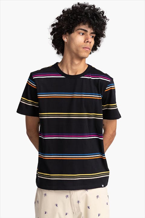 Element - Zwarte-multicolour Wilow Stripe T-shirt