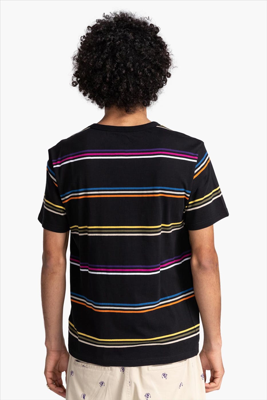 Element - Zwarte-multicolour Wilow Stripe T-shirt