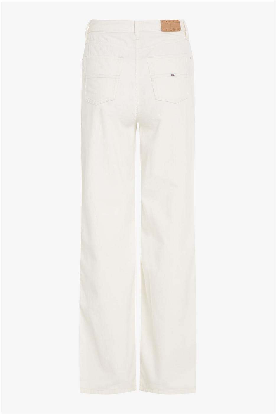 Tommy Jeans - Ecru Claire High Wide broek