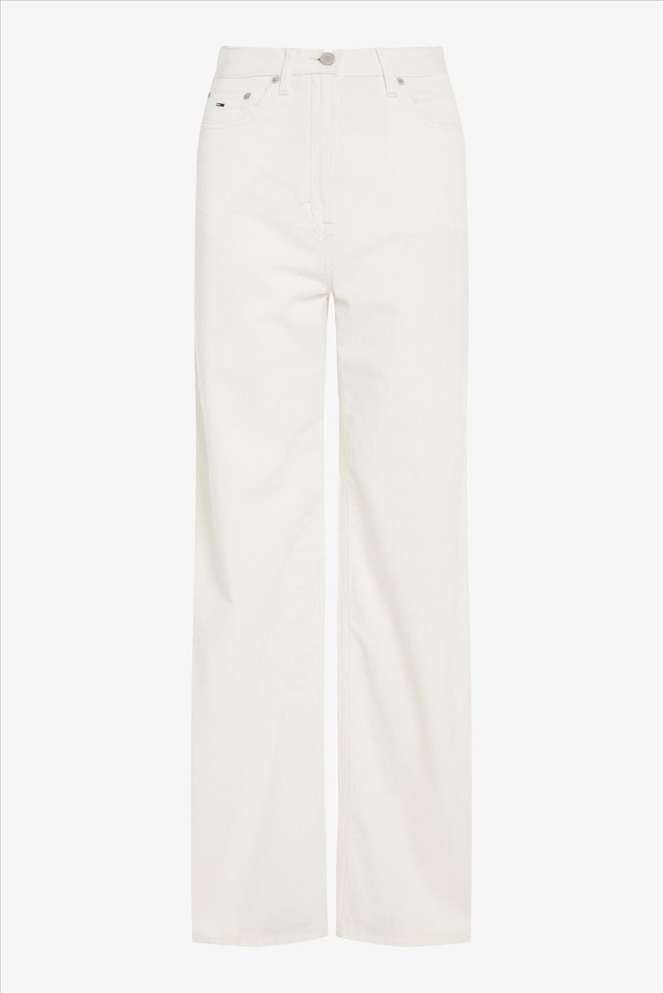 Tommy Jeans - Ecru Claire High Wide broek
