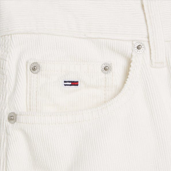 Tommy Jeans - Ecru Claire High Wide broek