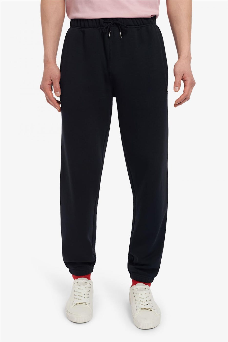 Fred Perry - Zwarte Loopback Sweatpant