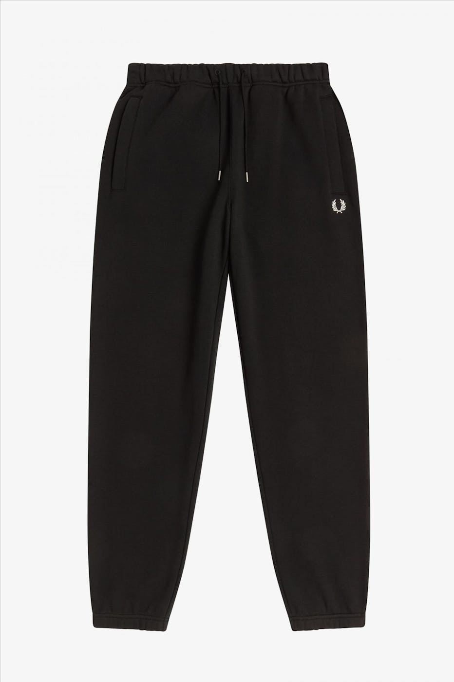 Fred Perry - Zwarte Loopback Sweatpant