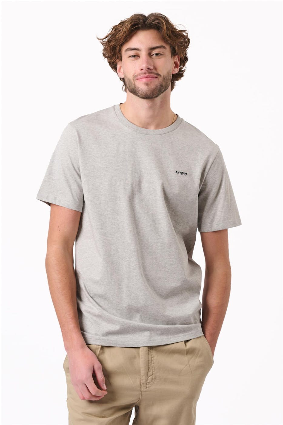 Antwrp - Grijze Basic T-shirt