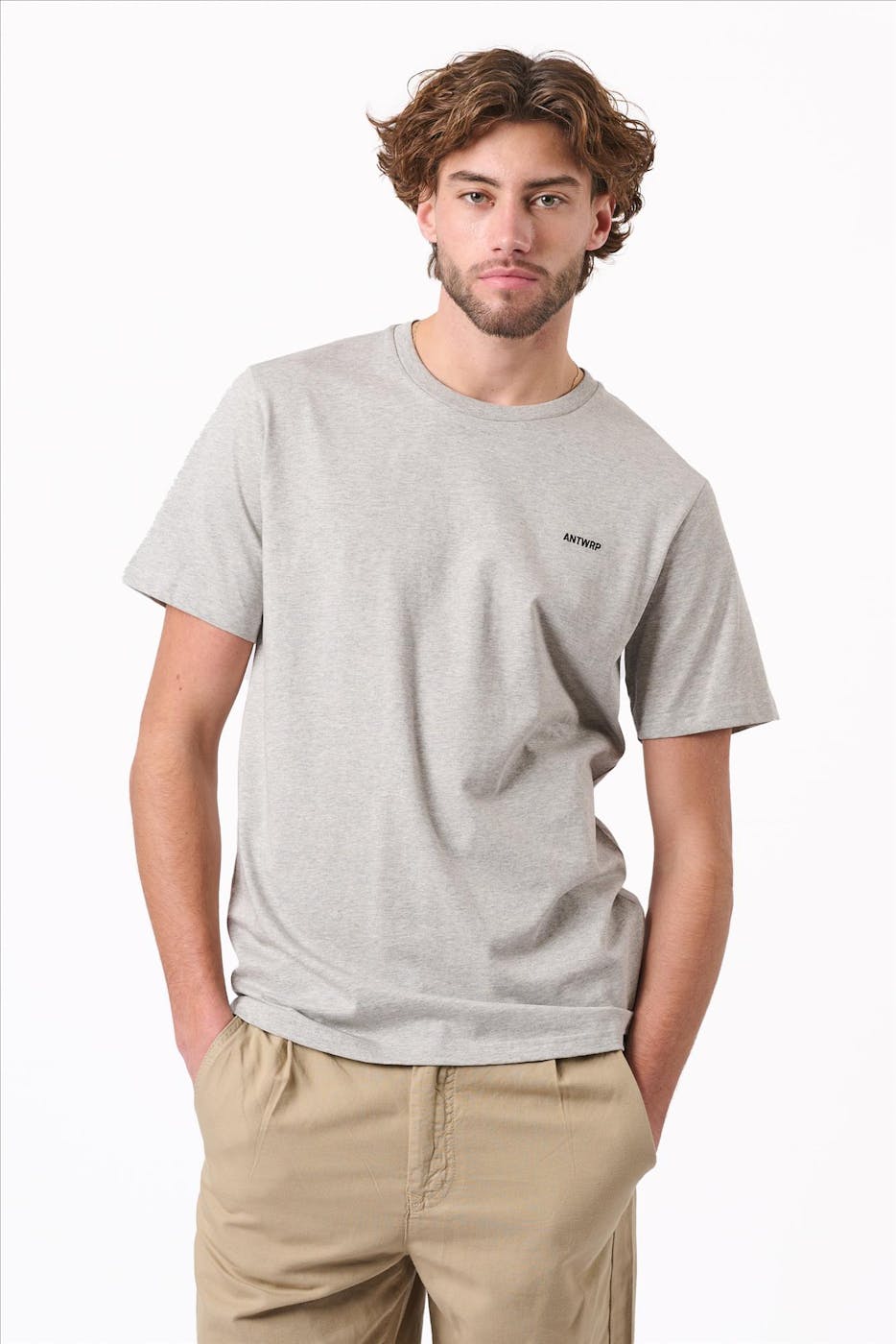 Antwrp - Grijze Basic T-shirt