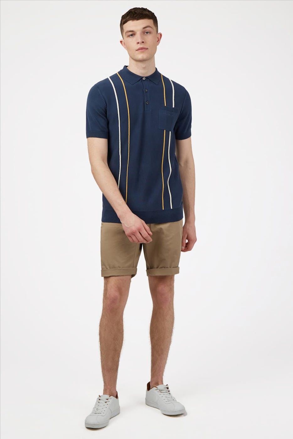 Ben Sherman - Beige Regular Fit Chino short