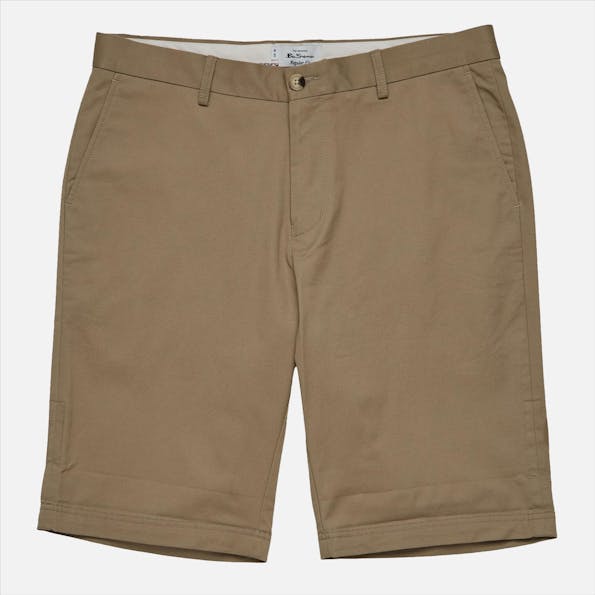 Ben Sherman - Beige Regular Fit Chino short