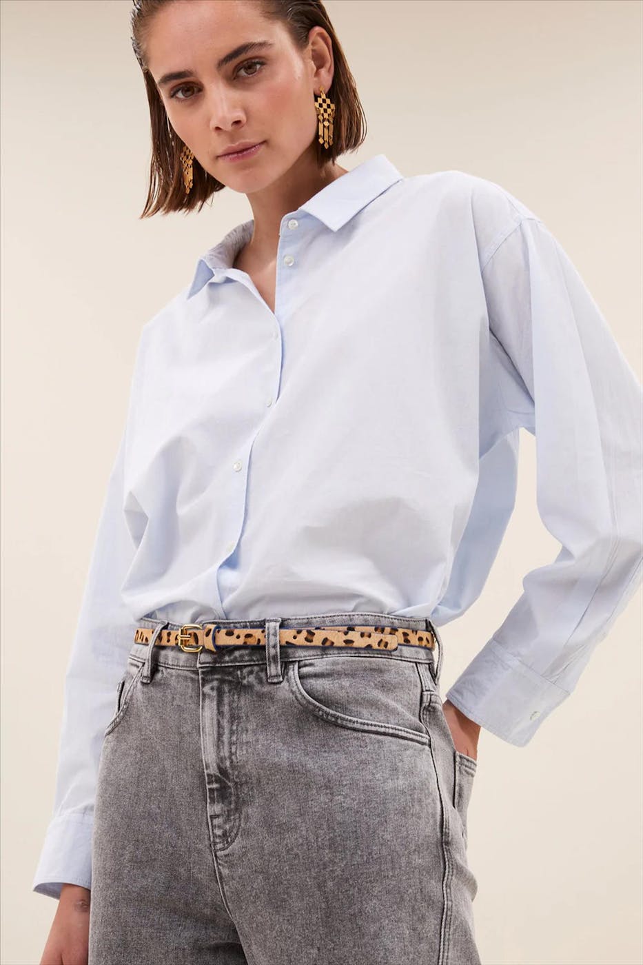 BY BAR - Beige Julie Hair riem