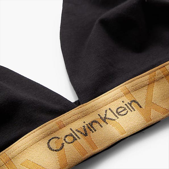 Calvin Klein Underwear - Zwarte Lined Triangle bralette