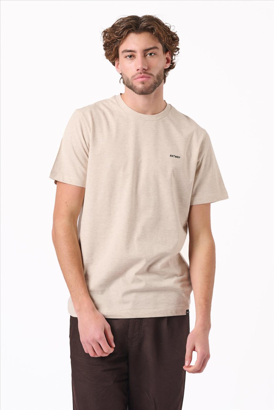 Antwrp - Grijsbeige Regular T-shirt