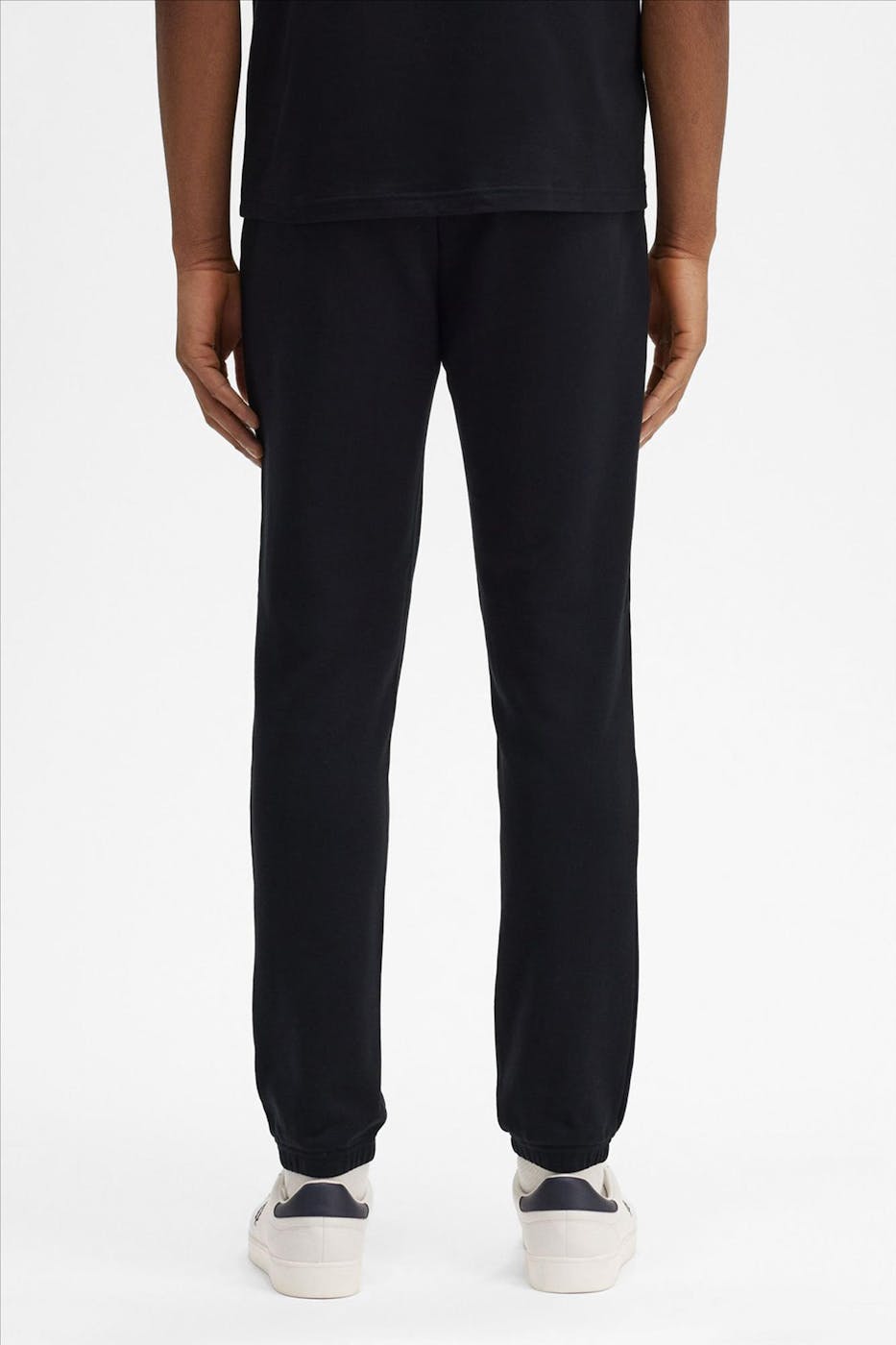 Fred Perry - Zwarte Loopback sweatpants