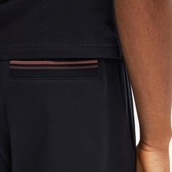 Fred Perry - Zwarte Loopback sweatpants