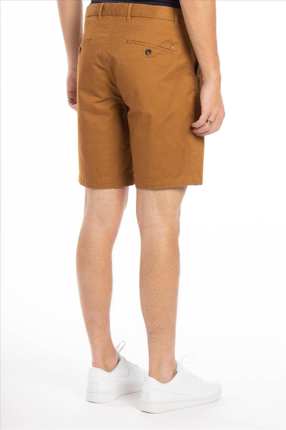 Scotch & Soda - Cognac Stuart Regular Slim Fit chino short