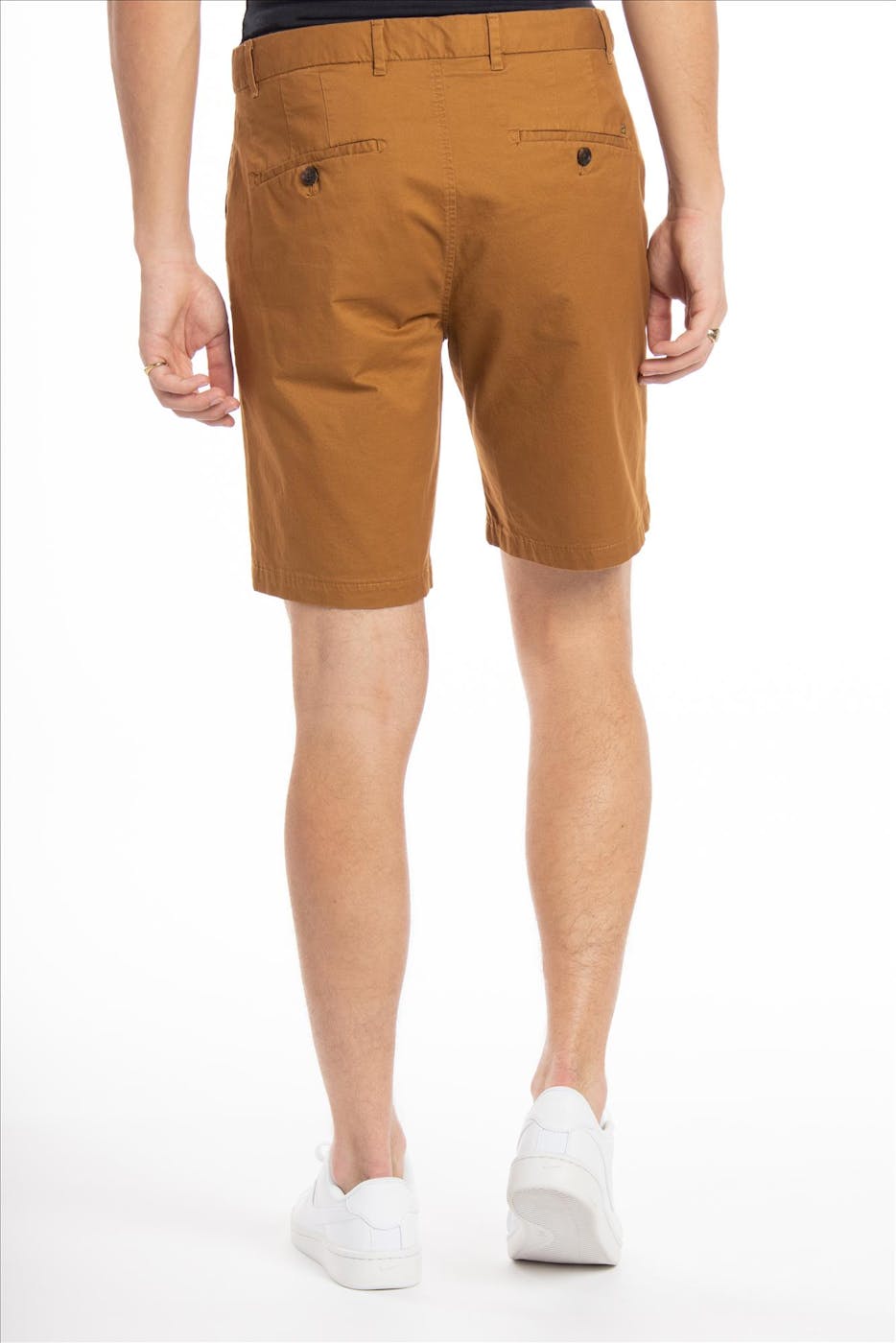 Scotch & Soda - Cognac Stuart Regular Slim Fit chino short