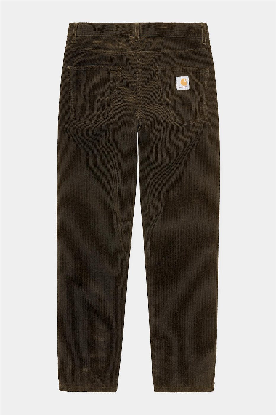 Carhartt WIP - Donkerbruine Newel Corduroy broek