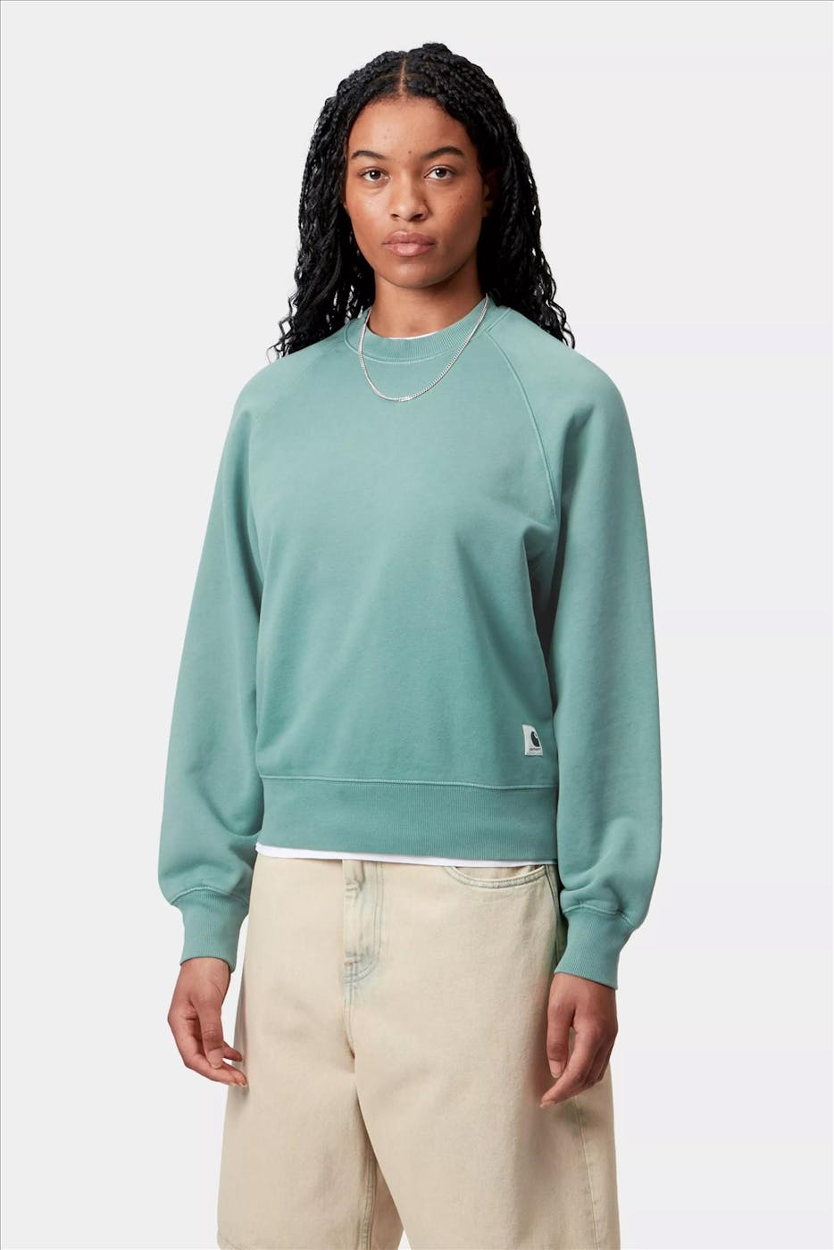 Carhartt WIP - Groene Hudson sweater