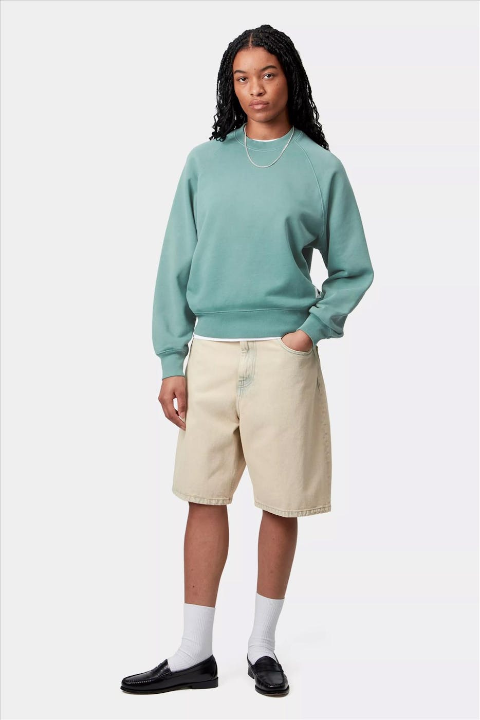 Carhartt WIP - Groene Hudson sweater