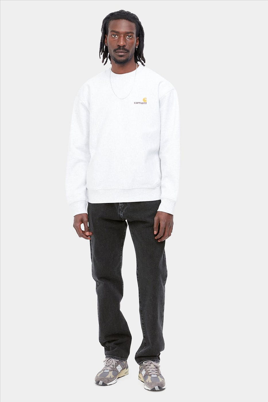 Carhartt WIP - Donkergrijze Pontiac pant