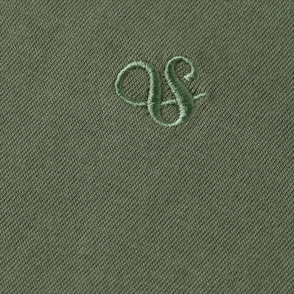 Scotch & Soda - Olijfgroene t-shirt