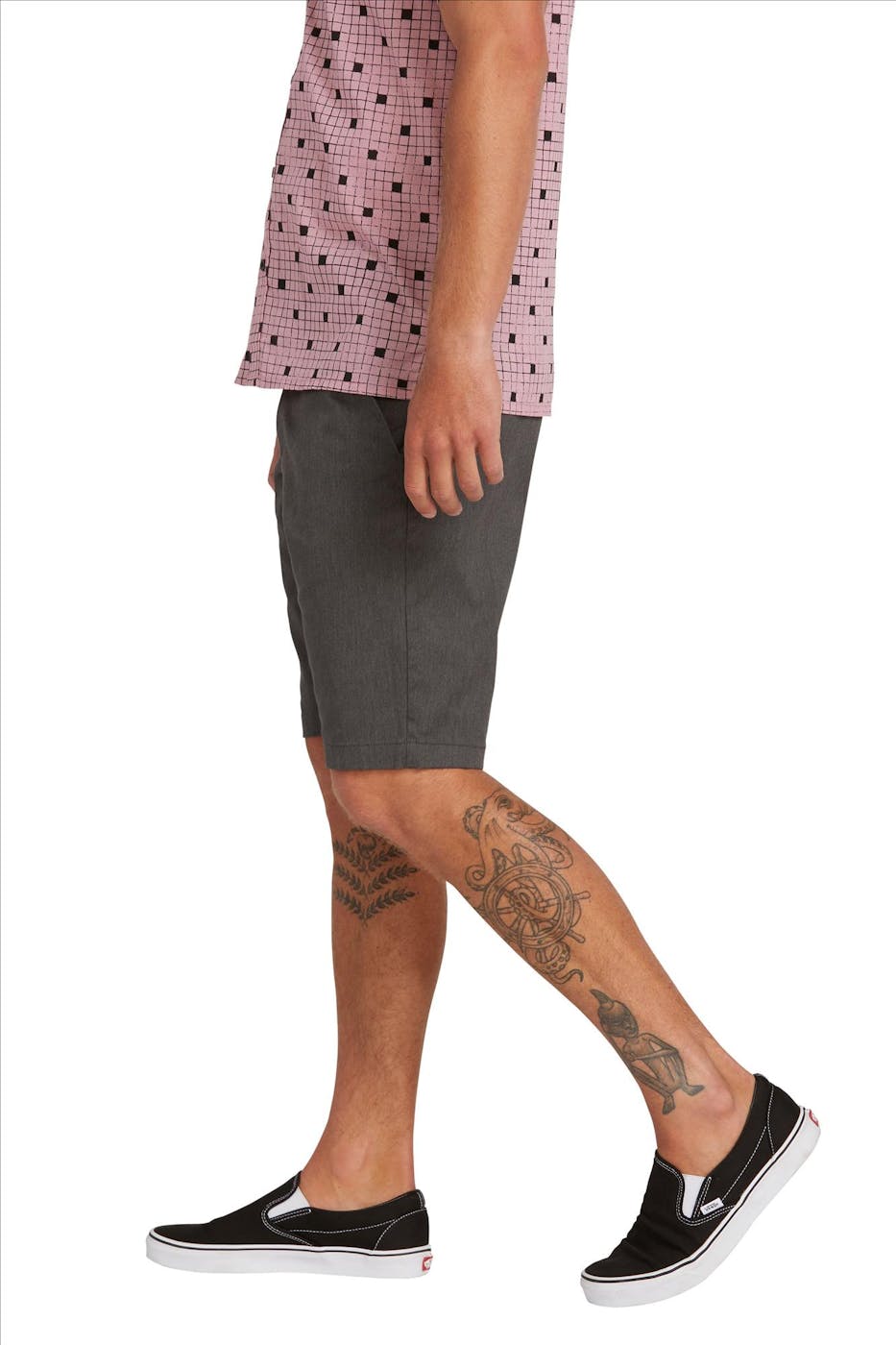 Volcom - Donkergrijze Frickin Modern chino short