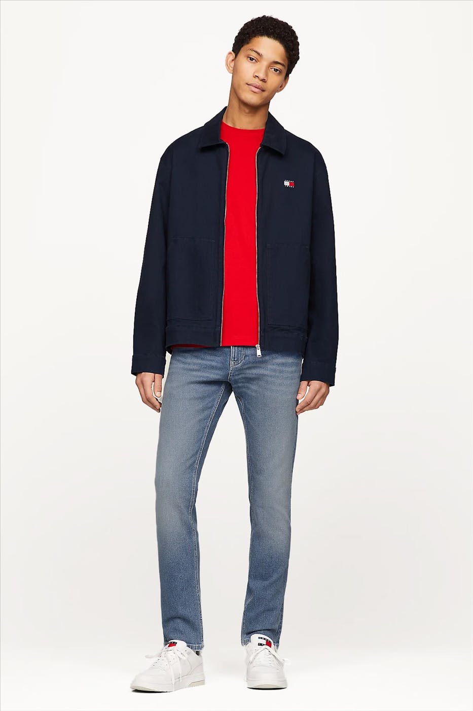 Tommy Jeans - Medium Blauwe Scanton Slim jeans