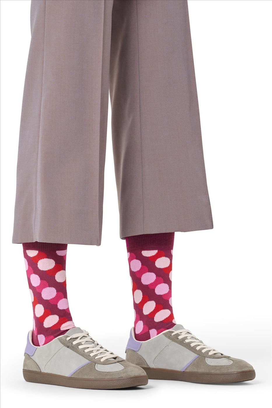 Happy Socks - Roze Big Dot Shade sokken, maat: 41-46
