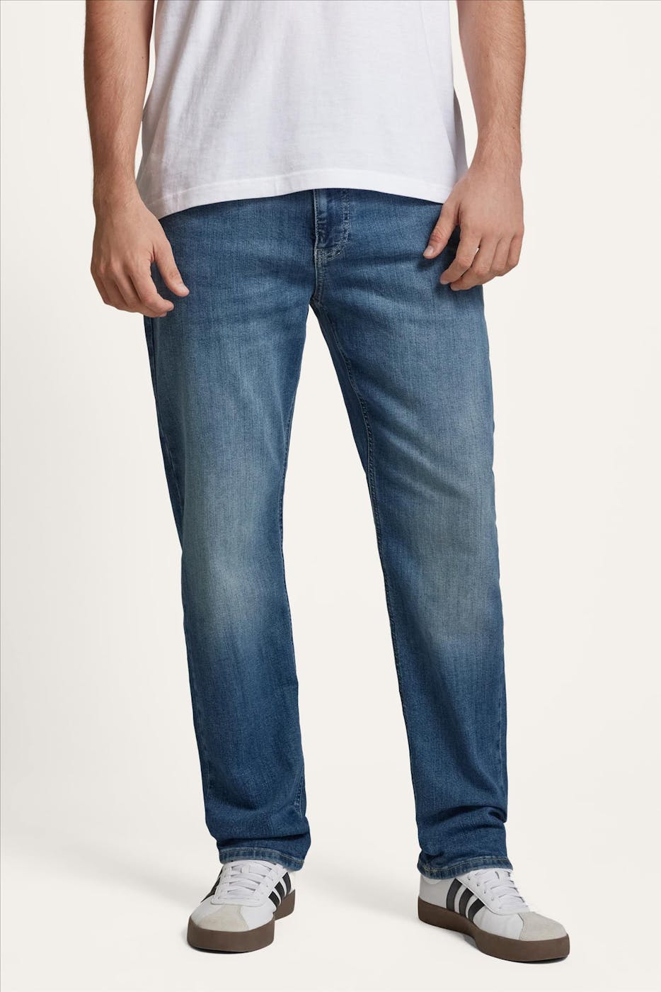 Tommy Jeans - Blauwe Ryan Slim Straight jeans