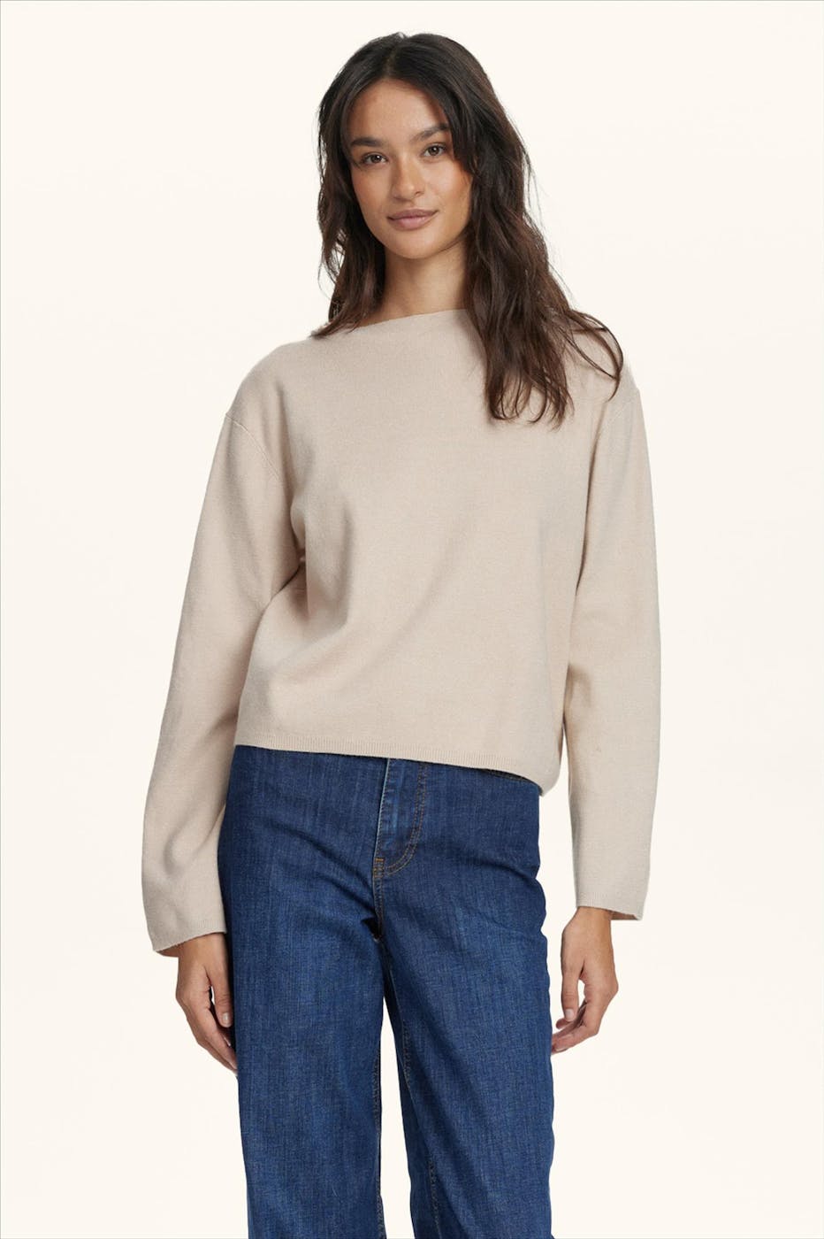 Nümph - Beige Carma Crop trui