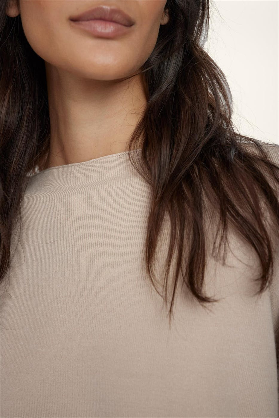 Nümph - Beige Carma Crop trui