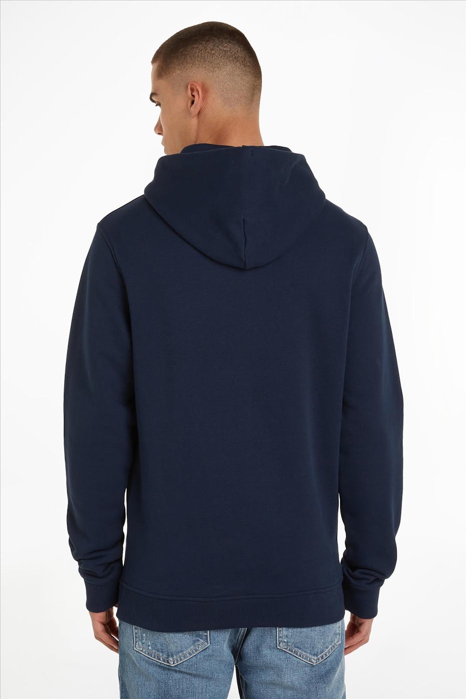 Tommy Jeans - Donkerblauwe Regular Terry hoodie