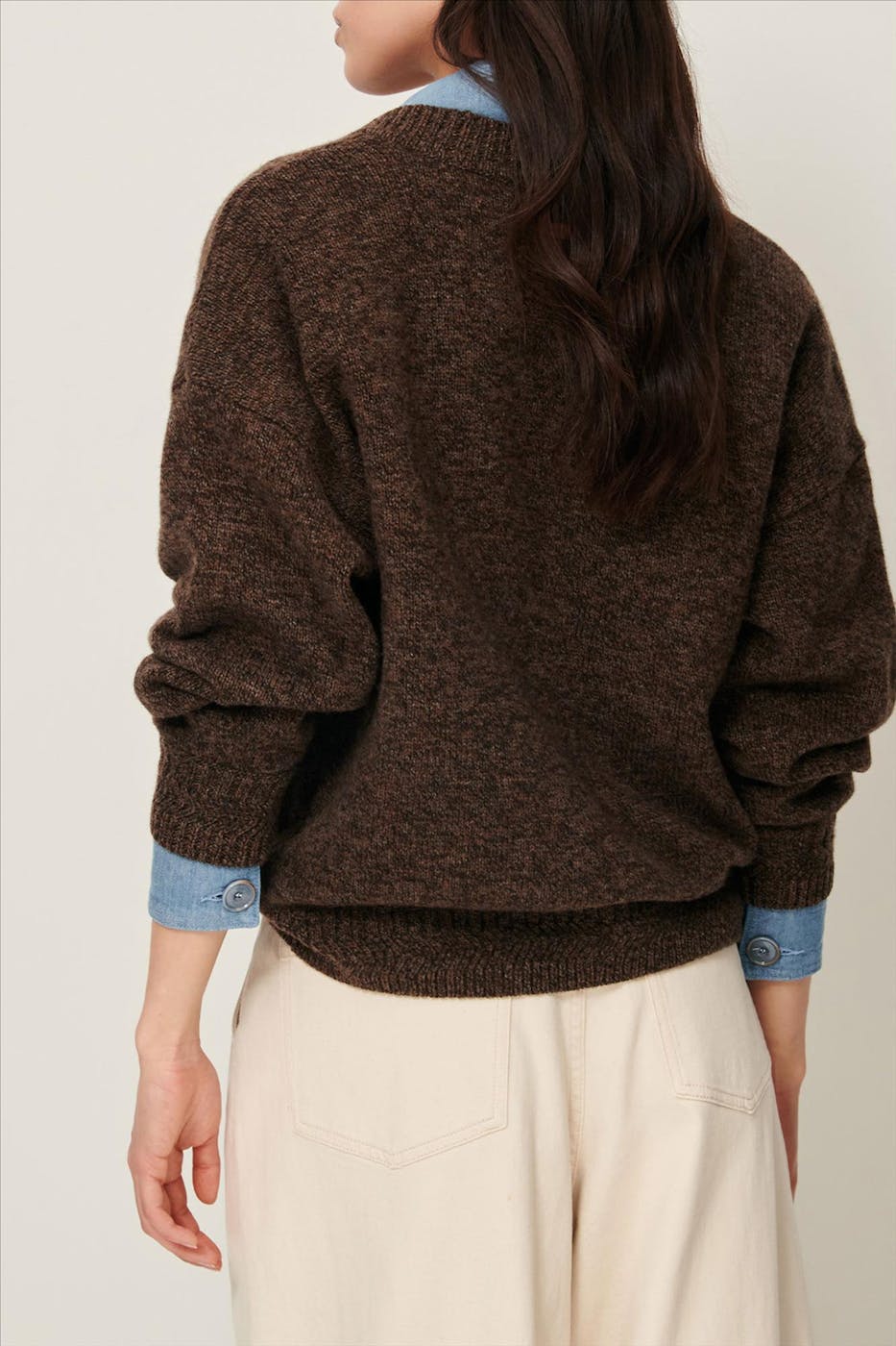 Sessùn - Donkerbruine Sweet Monroe cardigan