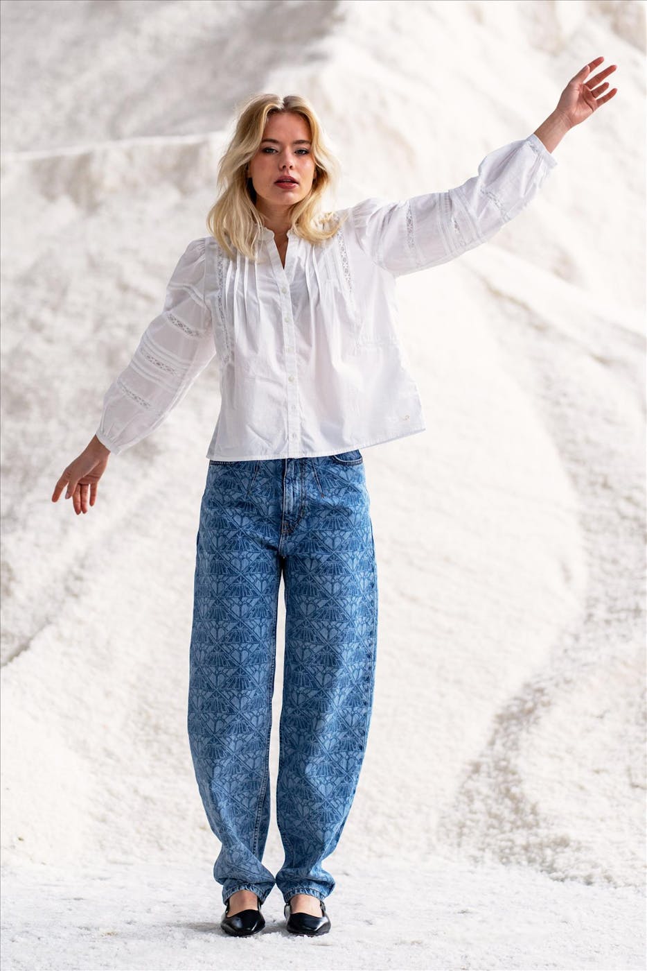 Scotch & Soda - Blauwe Designed The Tide Balloon jeans