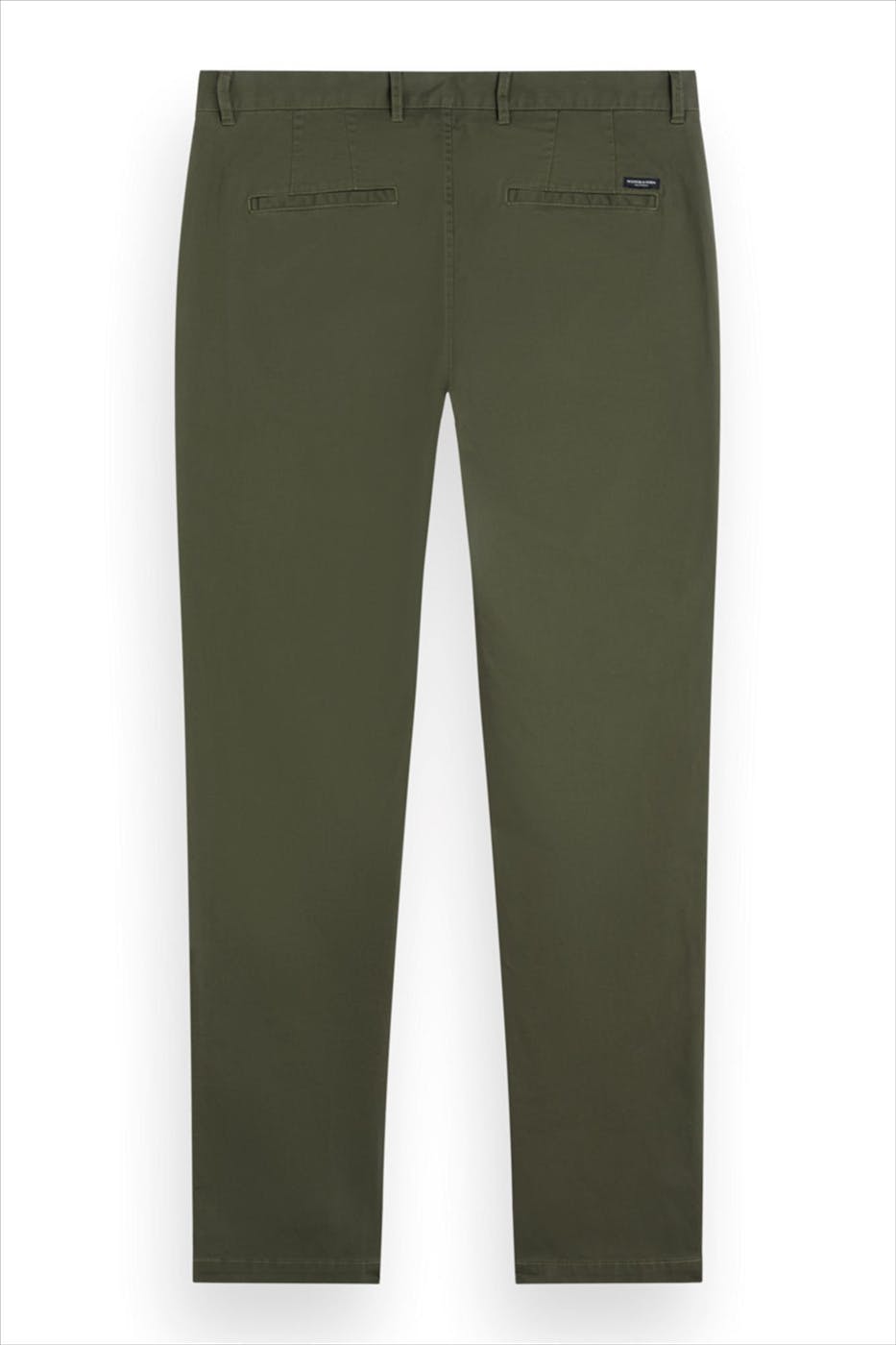 Scotch & Soda - Olijfgroene Stuart Slim chino