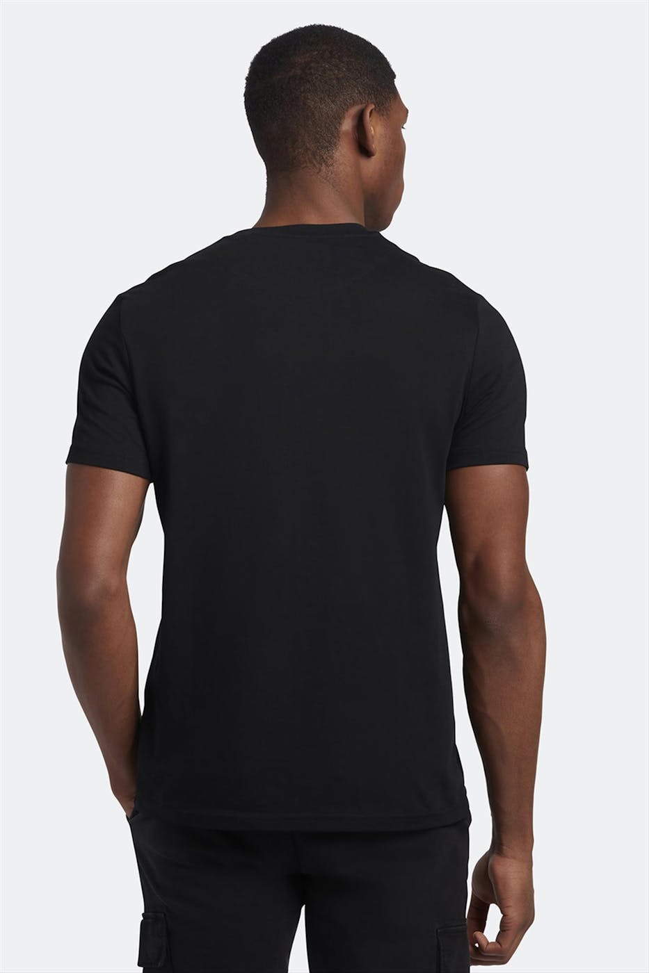 Lyle & Scott - Zwarte Plain T-shirt