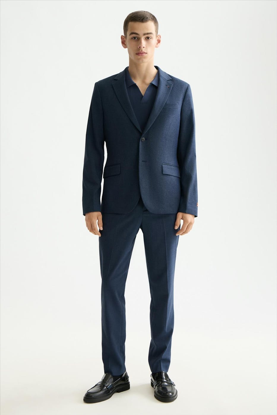 Scotch & Soda - Blauwe Irving slim tapered chino