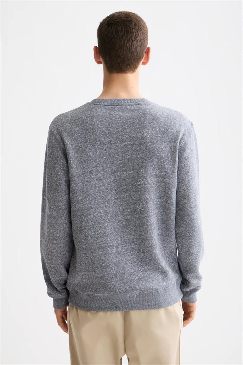 Scotch & Soda - Blauwbeige Melange sweater