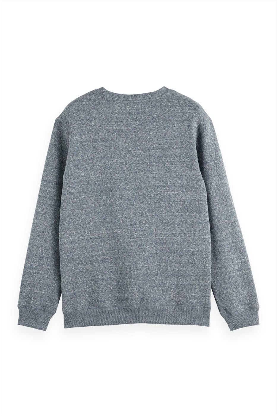 Scotch & Soda - Blauwbeige Melange sweater