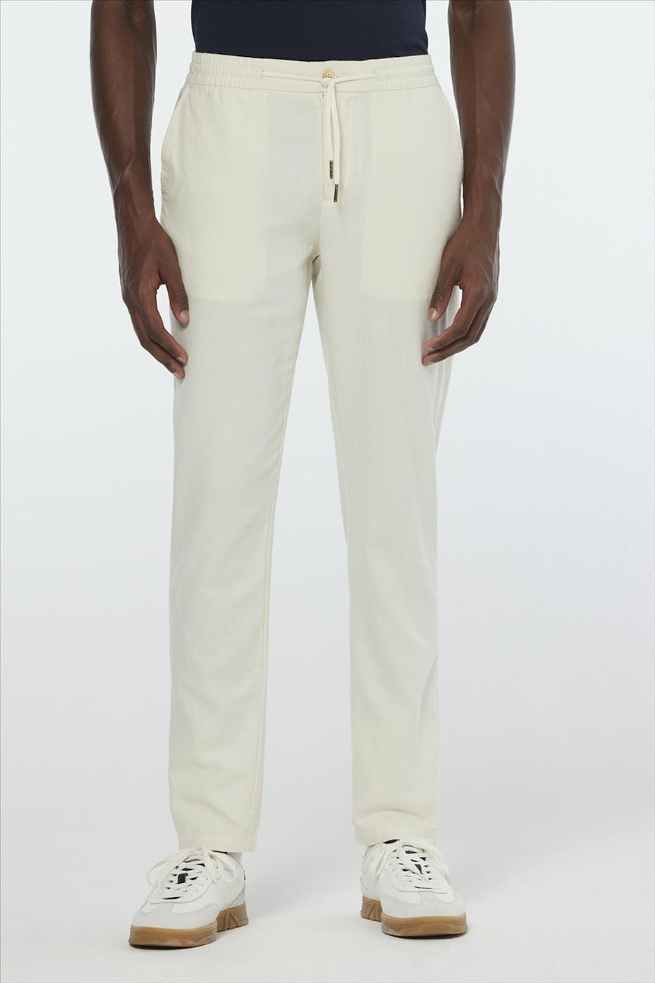 Scotch & Soda - Ecru Warren regular straight broek