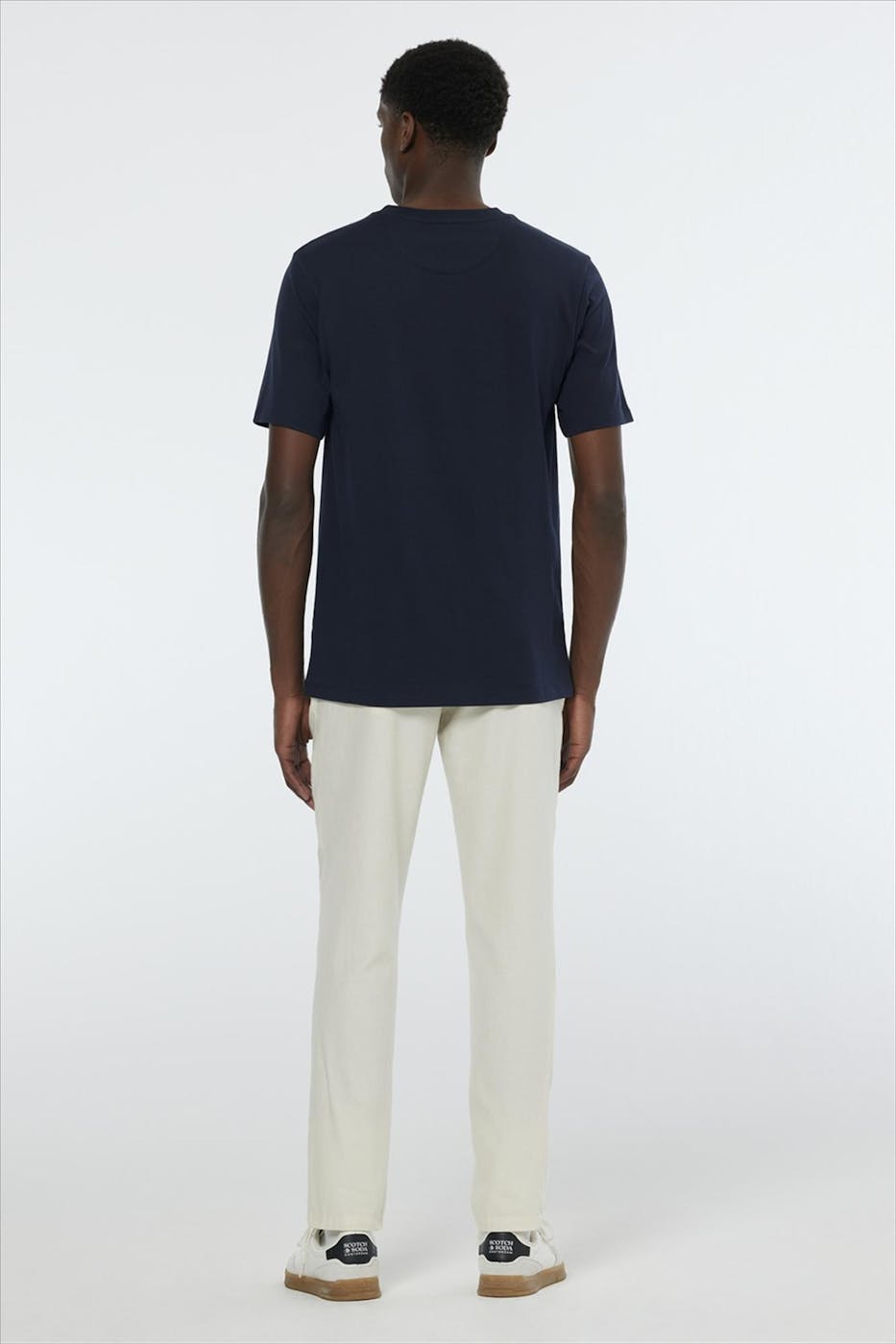 Scotch & Soda - Ecru Warren regular straight broek