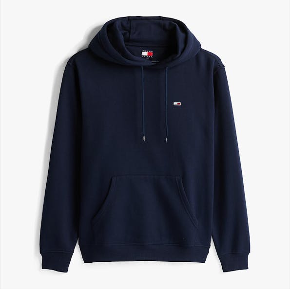 Tommy Jeans - Donkerblauwe Regular Flag hoodie