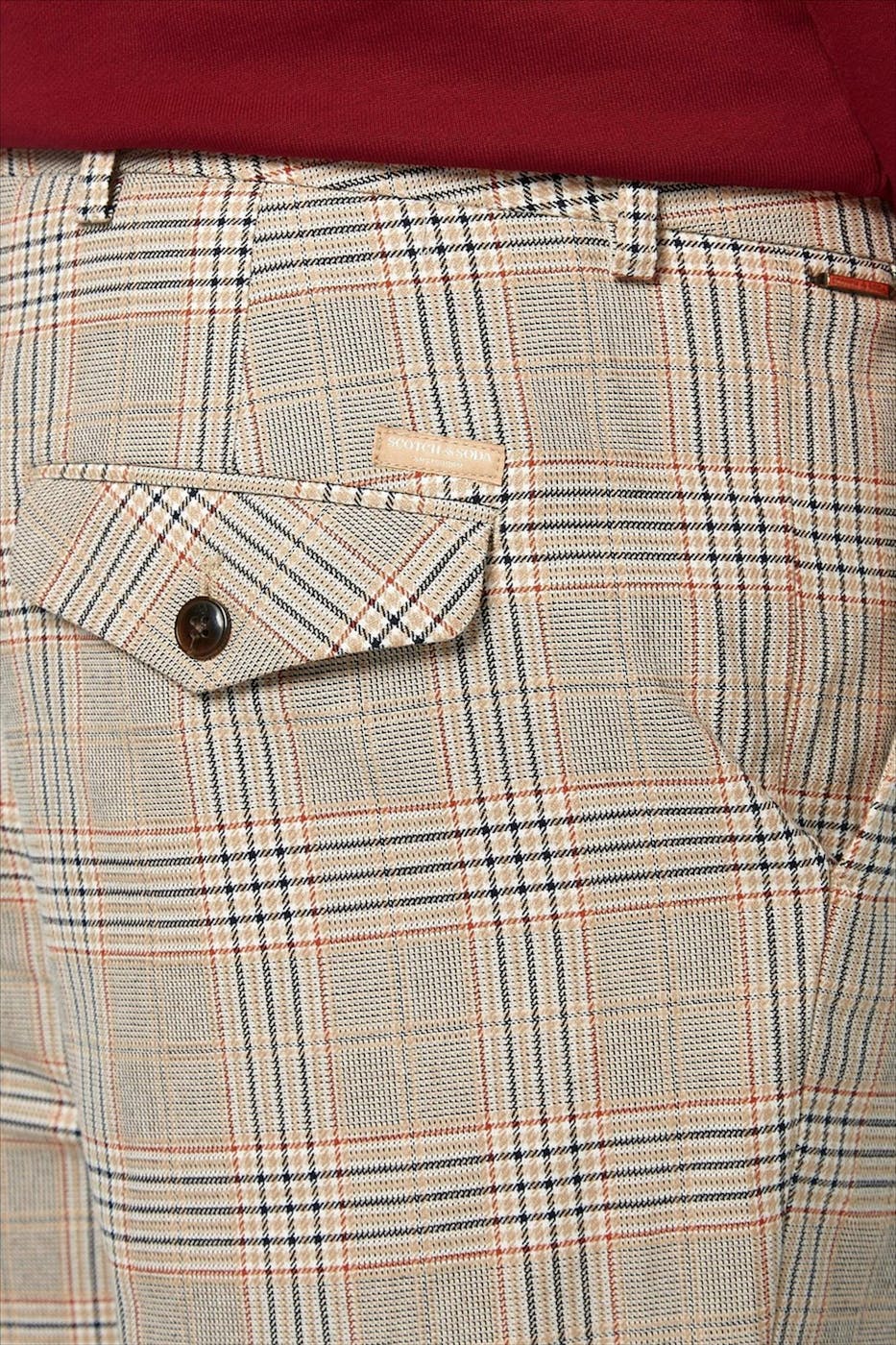 Scotch & Soda - Beige Blake slim broek
