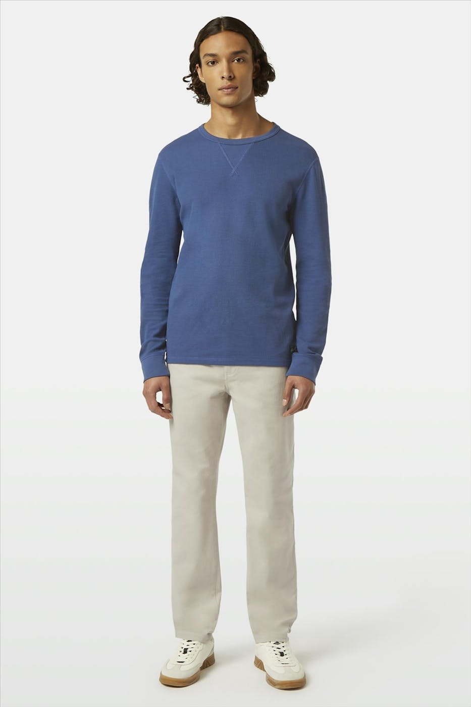 Scotch & Soda - Ecrugrijze Stuart slim chino