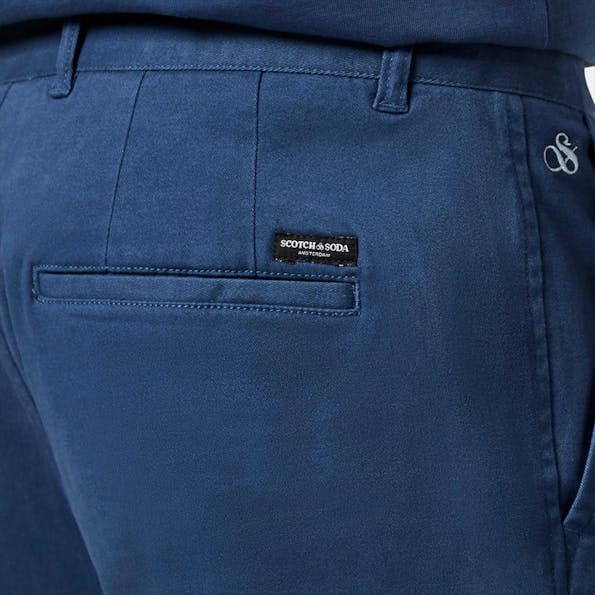 Scotch & Soda - Blauwe Stuart slim chino