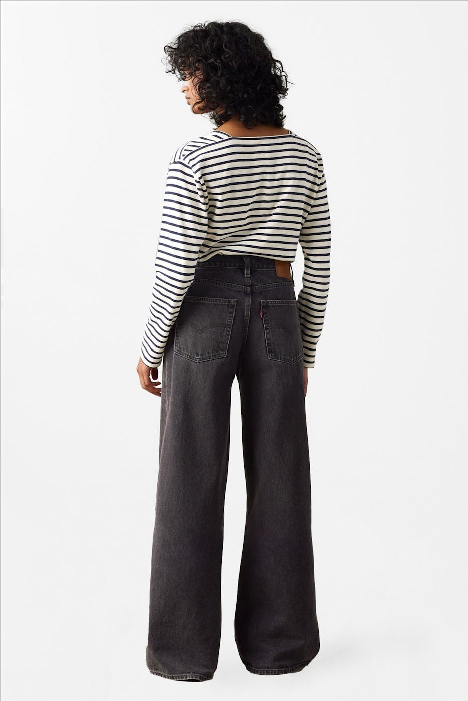 Levi's - Donkergrijze XL Straight jeans