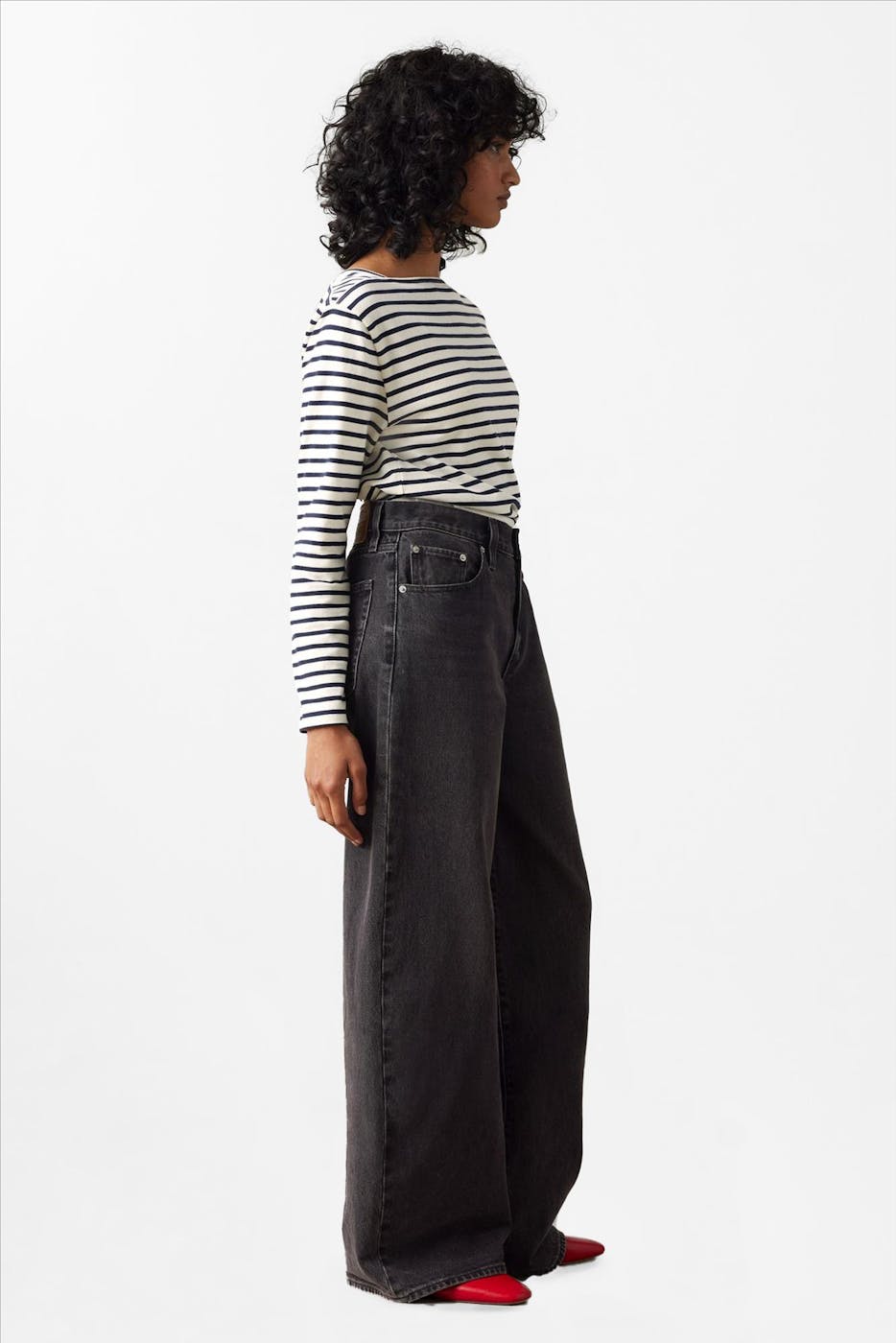 Levi's - Donkergrijze XL Straight jeans
