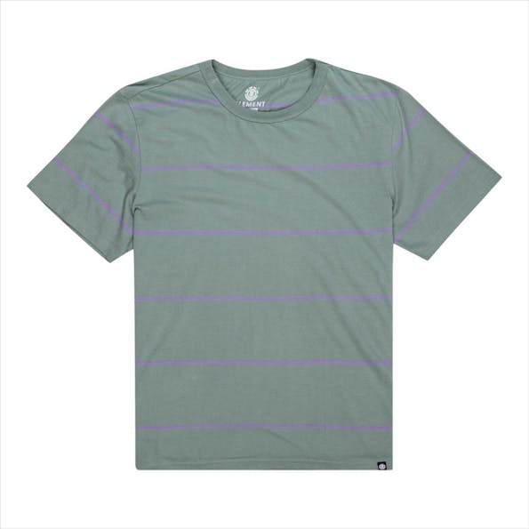 Element - Groen-paarse Olney Stripe T-shirt