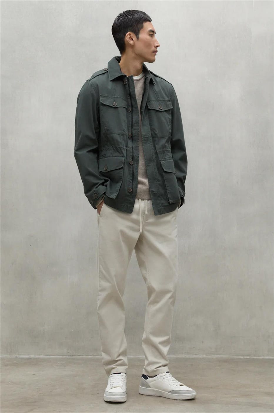 ECOALF - Donkergroene Lawu jas